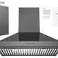 Hauslane WM590BSS30 Hauslane Chef 30-In Convertible Black Stainless Steel Wall-Mounted Range Hood