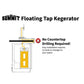Summit KITFLTW Floating Tap Kit Base