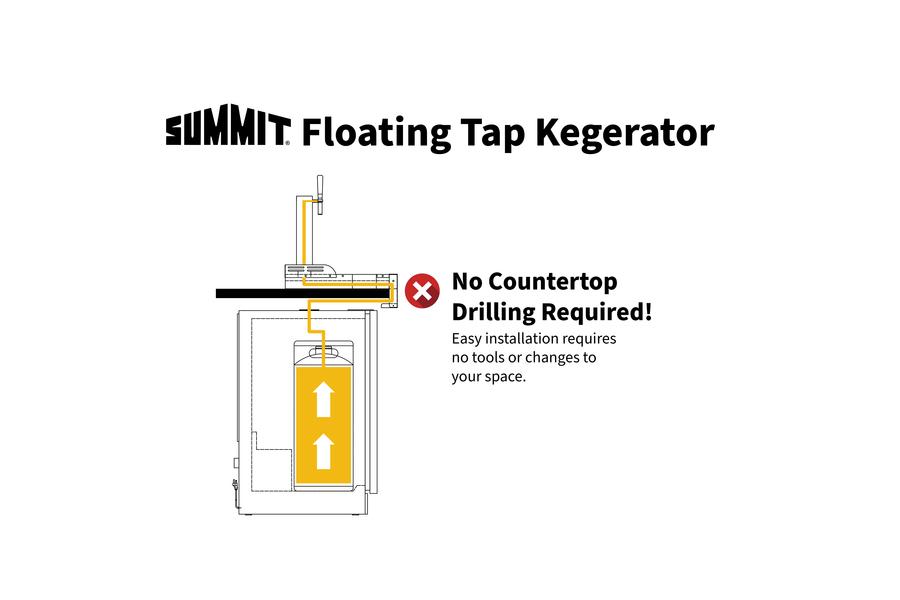 Summit KITFLTW Floating Tap Kit Base