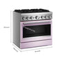 Kitchenaid KFDS936SWF 36-Inch 6 Burner Commercial-Style Dual Fuel Range With No Preheat Air Fry Mode
