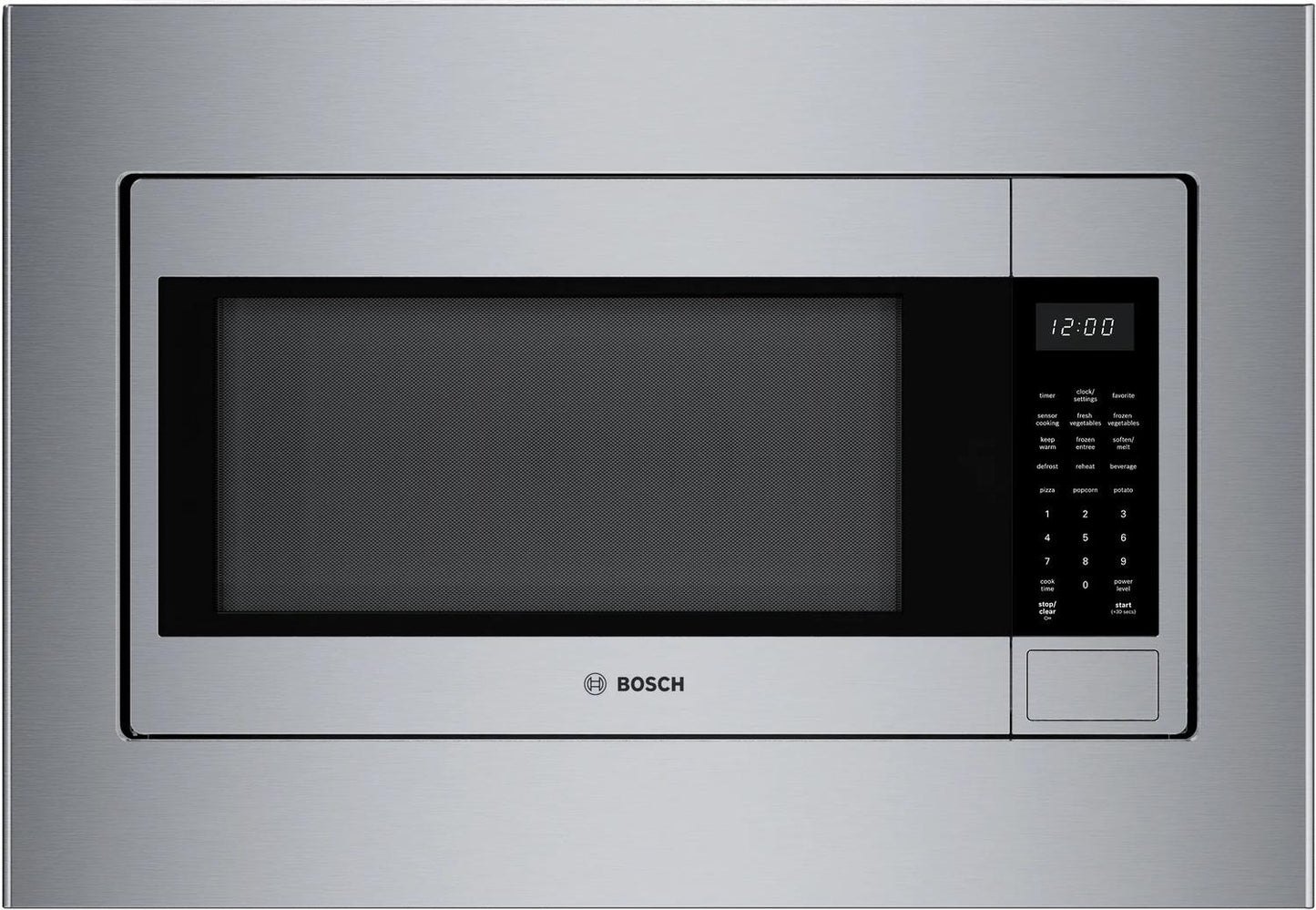 Bosch HMB30155UC 300 Series Built-In Microwave Oven 24" Left Sideopening Door, Stainless Steel