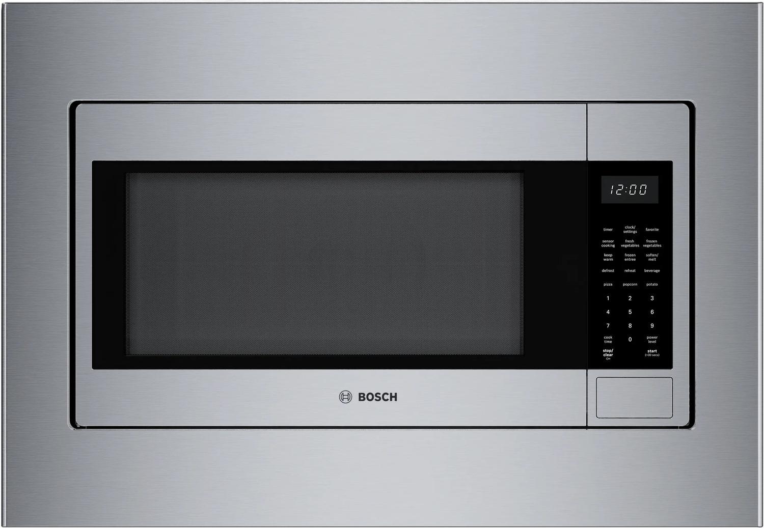 Bosch HMB30155UC 300 Series Built-In Microwave Oven 24" Left Sideopening Door, Stainless Steel