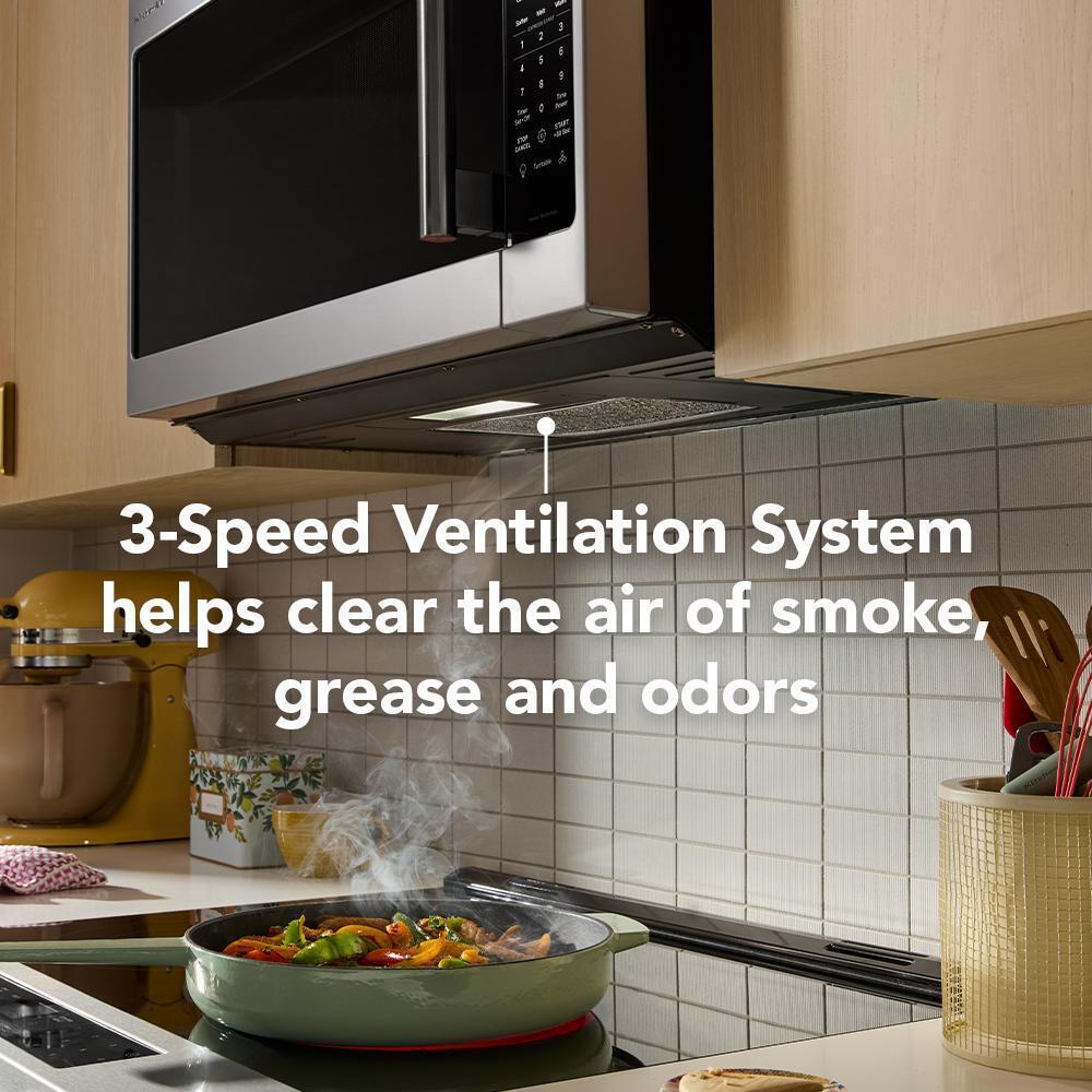 Kitchenaid KMMS330SPS 2.1 Cu. Ft. Microwave Hood Combination With A Handle