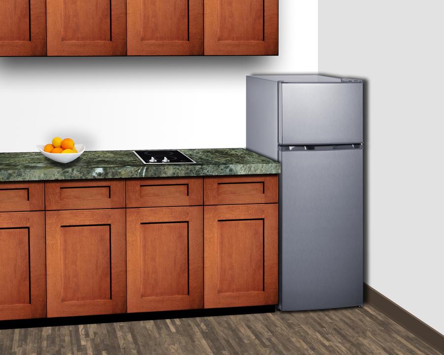 Summit CP978PL 22" Wide Top-Mount Refrigerator-Freezer