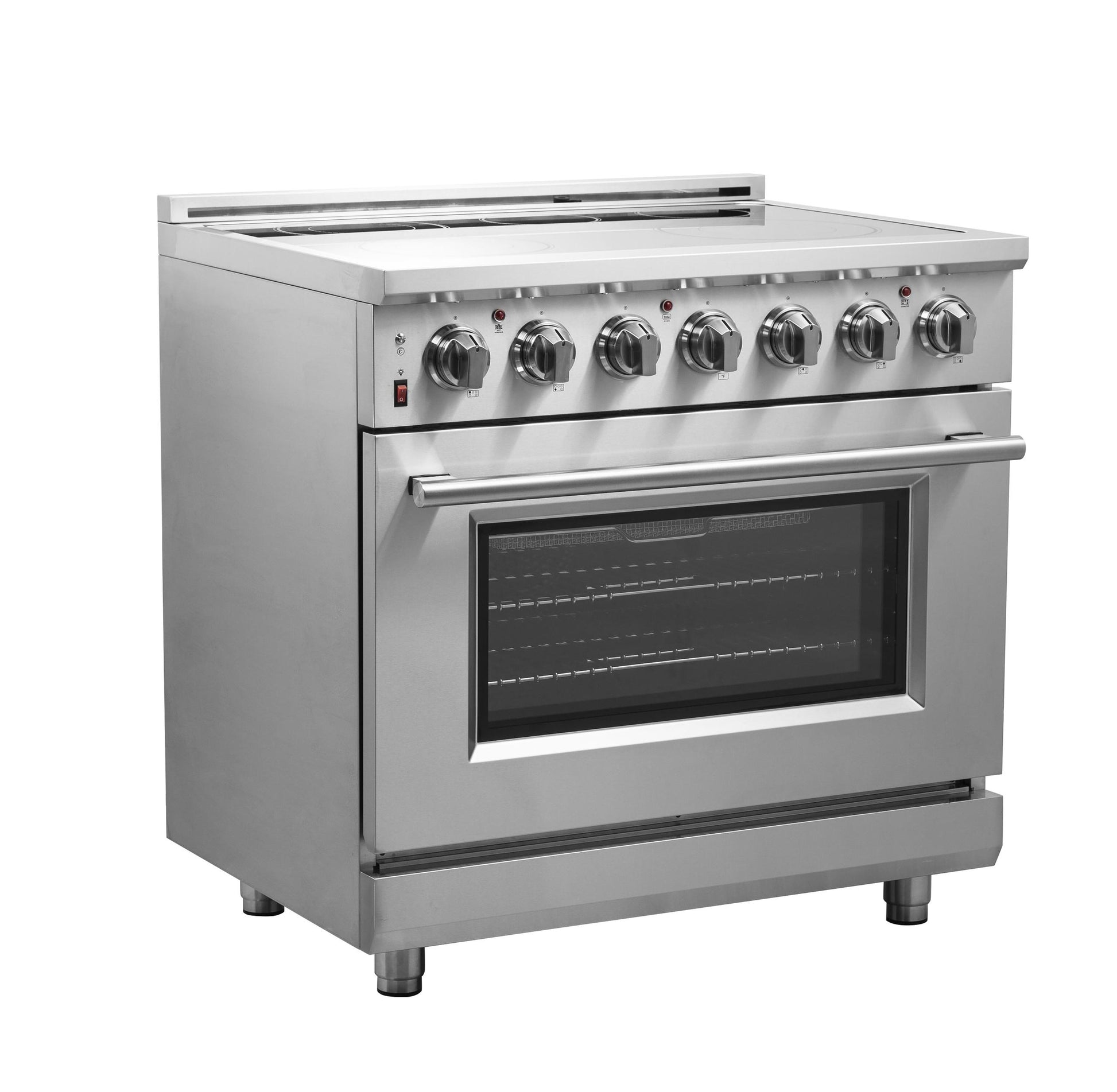Forno FFSEL602036 Forno Massimo 36" Freestanding Chef _X000D_ Door Electric Range