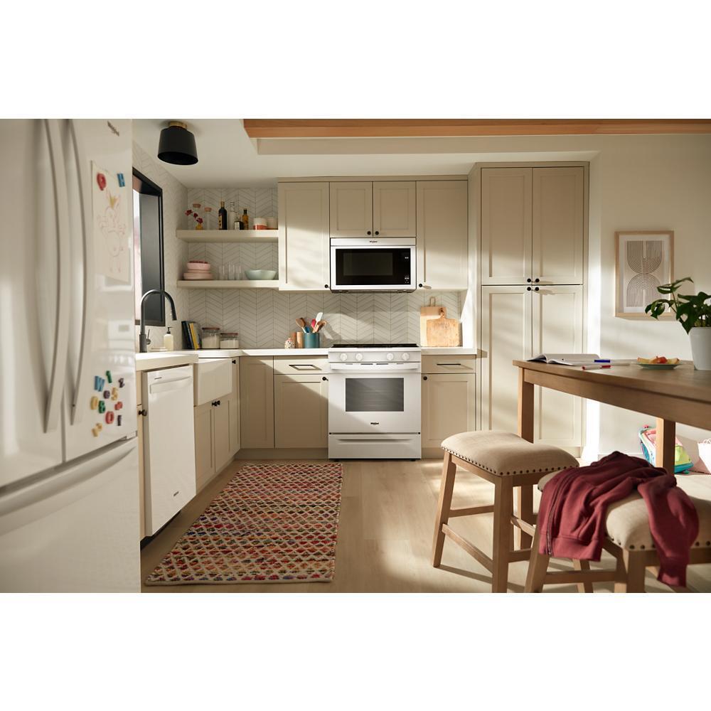 Whirlpool WSGS3330TW 30-Inch Gas Range With No Preheat Mode And Slow Cook