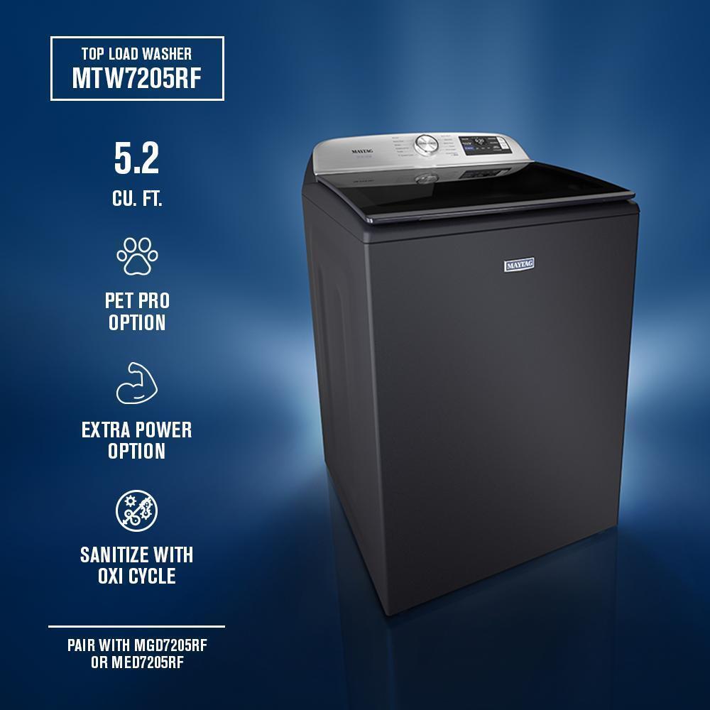Maytag MTW7205RF 5.2 Cu. Ft. Smart Pet Pro Top Load Washer