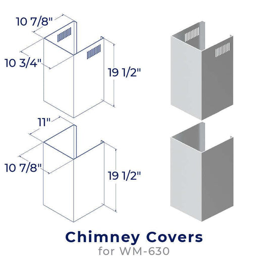 Hauslane CHK002 Chimney Cover Kit - Chk002 (Wm-630) Range Hood Accessories