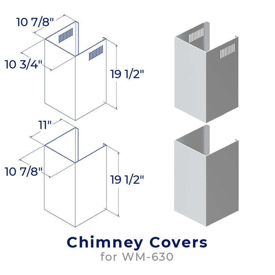 Hauslane CHK002 Chimney Cover Kit - Chk002 (Wm-630) Range Hood Accessories