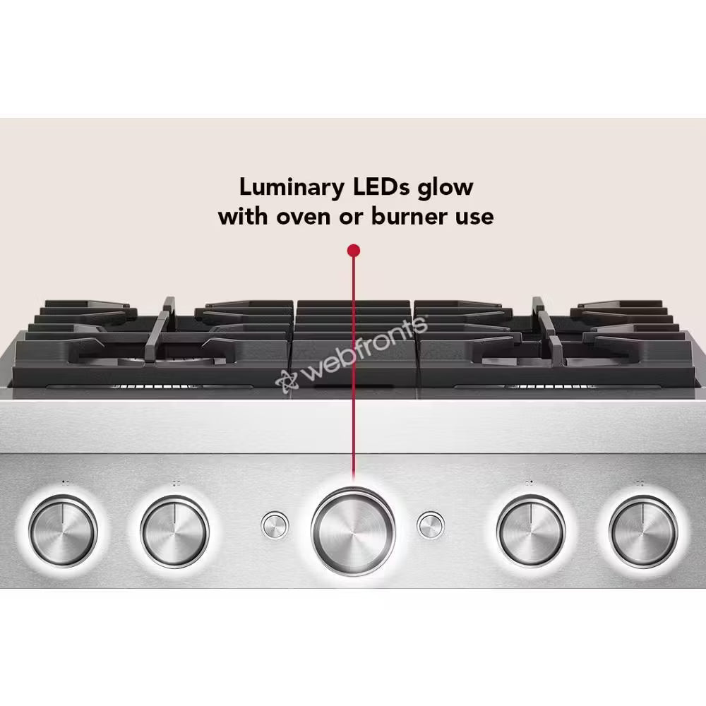 Kitchenaid KFDS930SWF 30-Inch 4 Burner Commercial-Style Dual Fuel Range With No Preheat Air Fry Mode