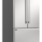 Sharp SJF2752MS Sharp 26.5 Cu.Ft. Counter Depth 36 In. French 3-Door Refrigerator With Internal Water Dispenser In Stainless Steel