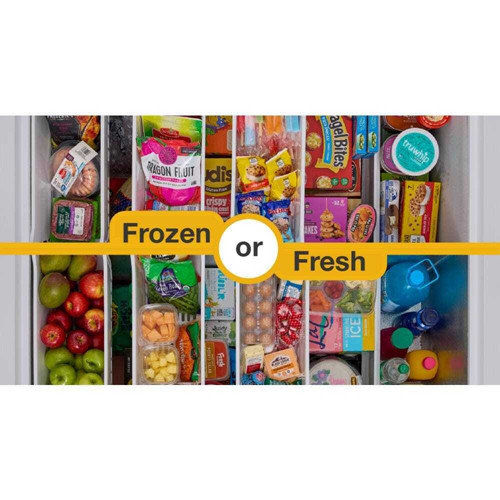 Whirlpool WZCC5516TW Whirlpool® 16 Cu. Ft. Convertible Freezer-To-Fridge Chest Freezer With 3 Storage Baskets