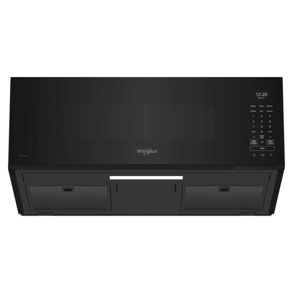 Whirlpool WMML5530RB 1.1 Cu. Ft. Smart Low Profile Microwave Hood Combination With 450 Crm 4-Speed Venting
