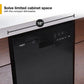 Whirlpool WDPS5118PB Small-Space Compact Dishwasher With Stainless Steel Tub