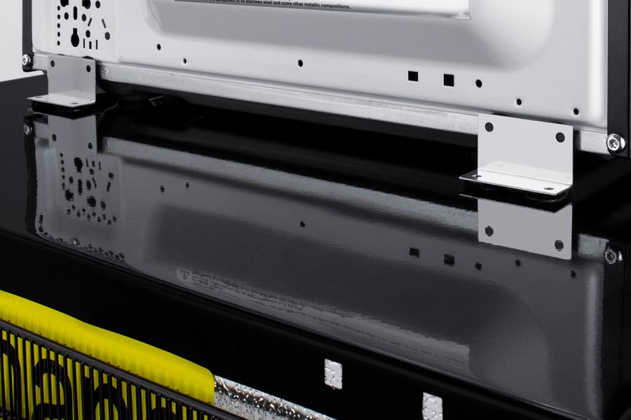 Summit MRF66BK2SSALHD Microwave/Refrigerator-Freezer Combination With Allocator