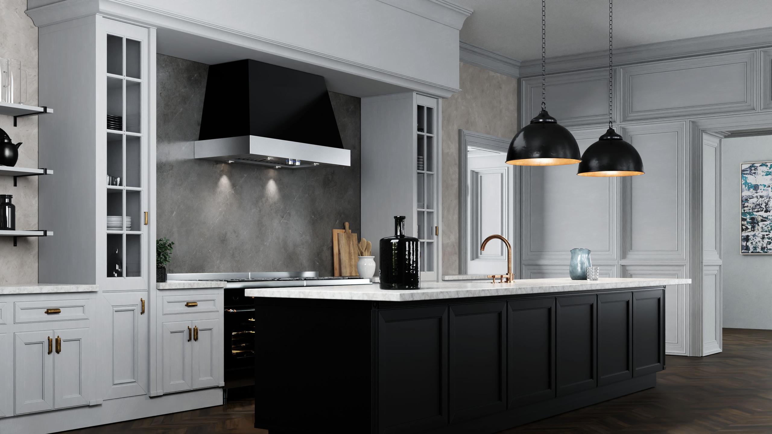 Elica ETNX48BL Torino Range Hood - Thumbnail 3