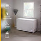 Whirlpool WZCC5516TW Whirlpool® 16 Cu. Ft. Convertible Freezer-To-Fridge Chest Freezer With 3 Storage Baskets