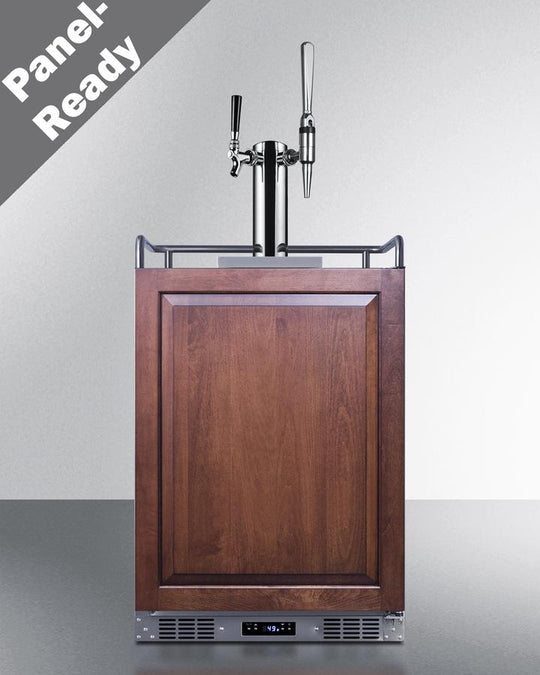 Summit SBC682PNRCMTWIN 24" Wide Built-In Cold Brew/Nitro Coffee Kegerator (Panel Not Included)