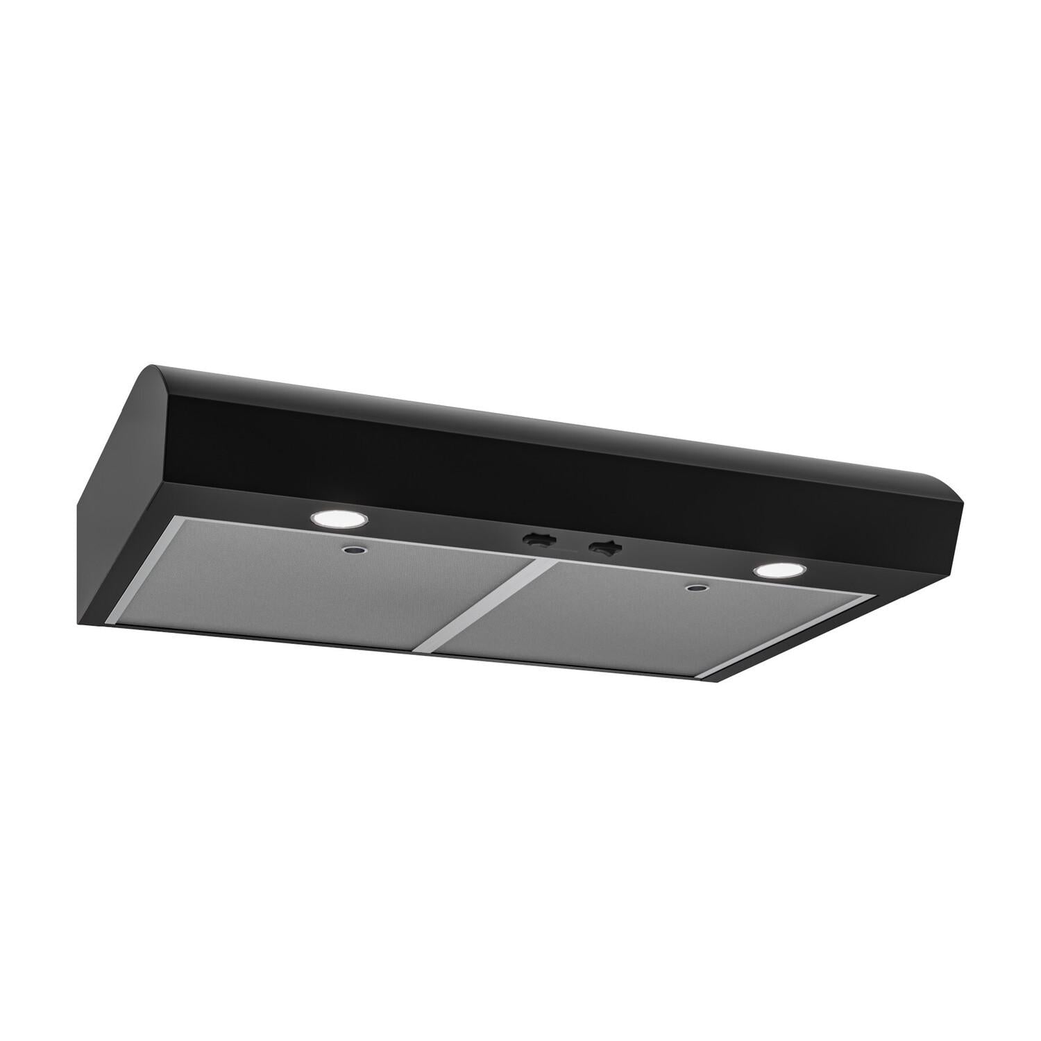 Broan MTR1303BL Broan-Nutone 30-Inch Under Cabinet Range Hood, Energy Star, 350 Max Blower Cfm, Black