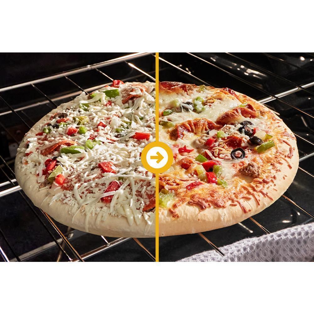 Whirlpool WSES5030SB 30-Inch Electric Smart Range With Air Cooking Technology