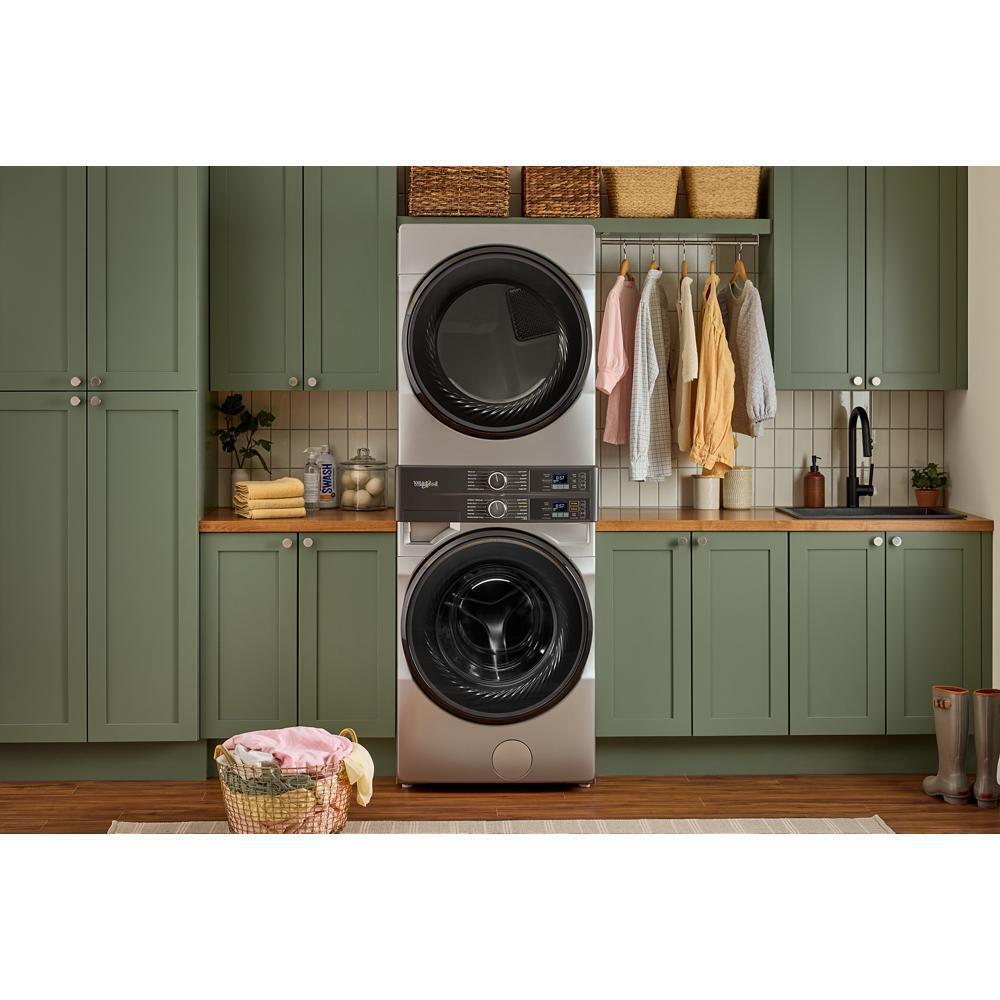 Whirlpool WGF5727TR Smart Energy Star® Front Load Laundry Tower With Uv Clean Technology & Freshflowtm Vent System 4.5 Cu. Ft. Washer & 7.4 Cu. Ft. Gas Dryer