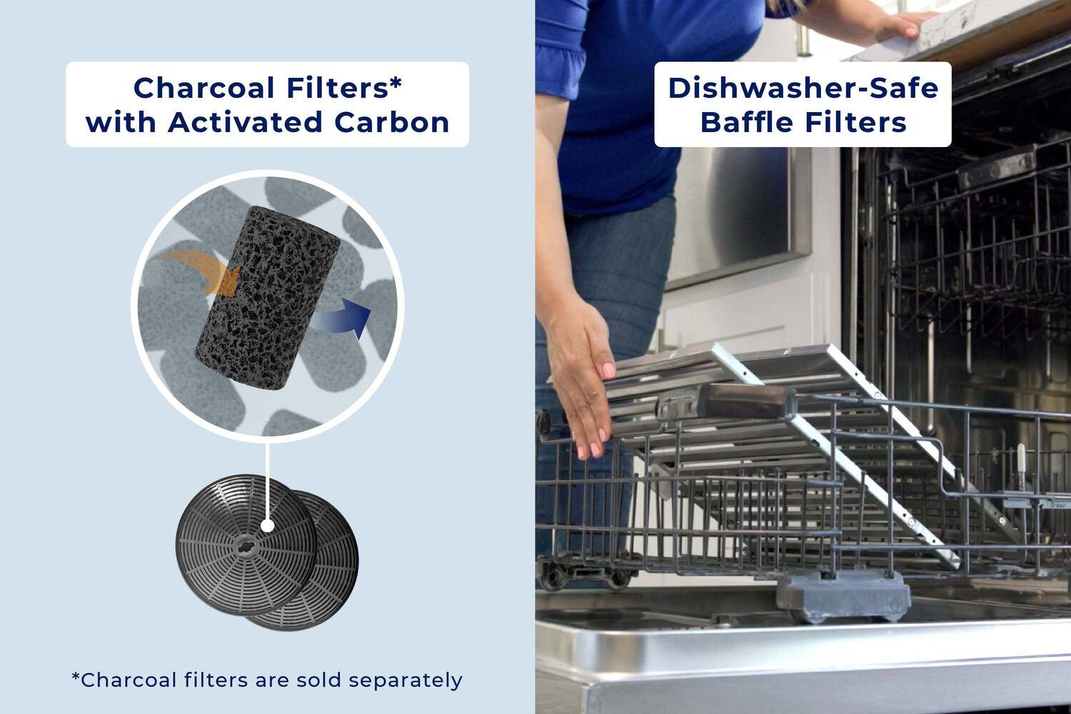 Hauslane WM530SS30P Hauslane Chef 30-In Convertible Stainless Steel Wall-Mounted Range Hood