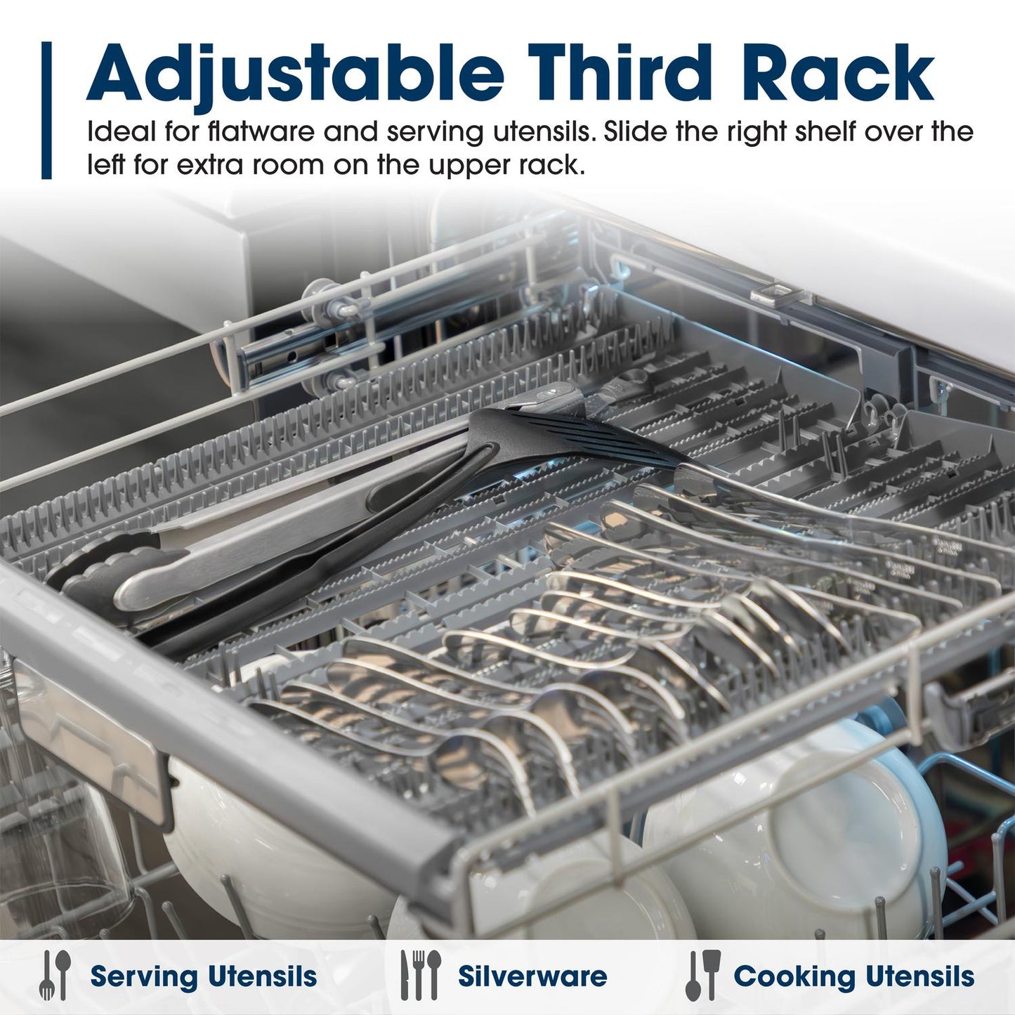 Sharp SDW6748SNS 24" Top Control Stainless Steel Pocket Handle 47 Dba Dishwasher With Auto Door Open