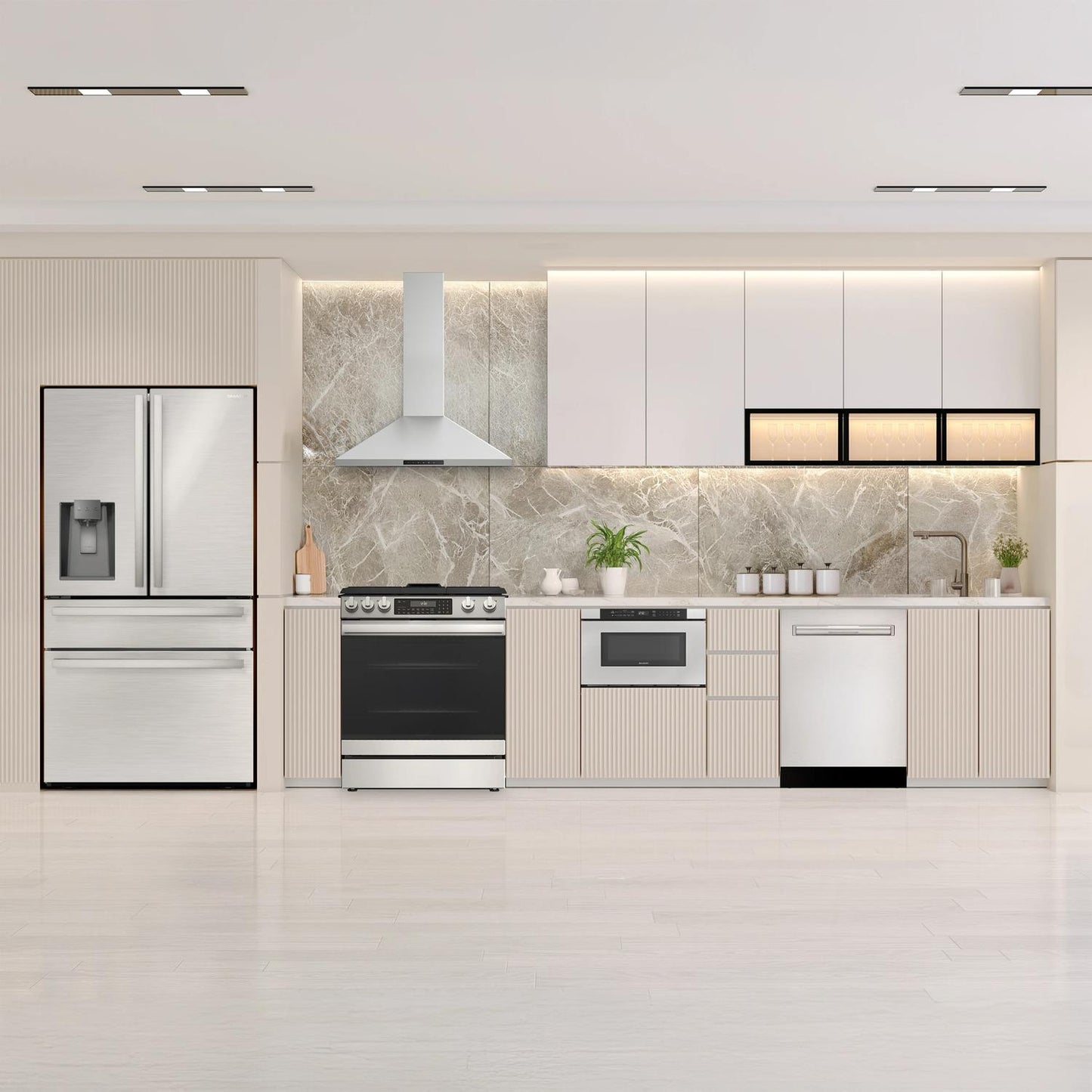 Sharp SMD2420MS Sharp 24 In. 1.2 Cu. Ft. Built-In Microwave Drawer™ Oven In Stainless Steel