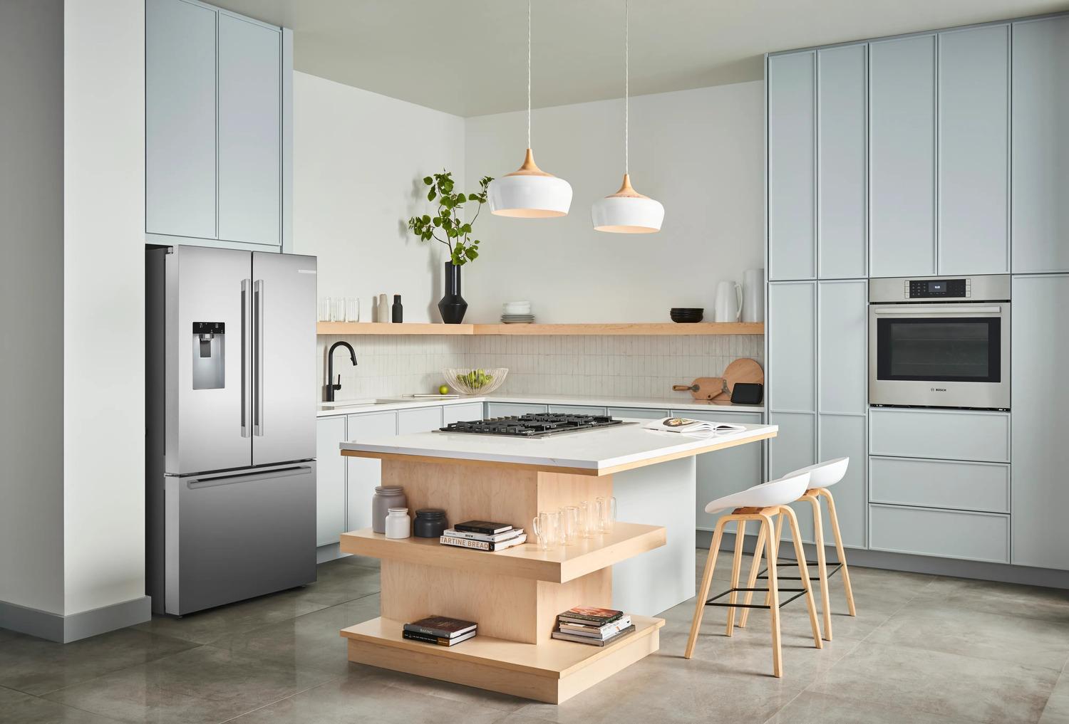 Bosch B36FD52SNS 500 Series French Door Bottom Mount Refrigerator 36" Stainless Steel (With Anti-Fingerprint)