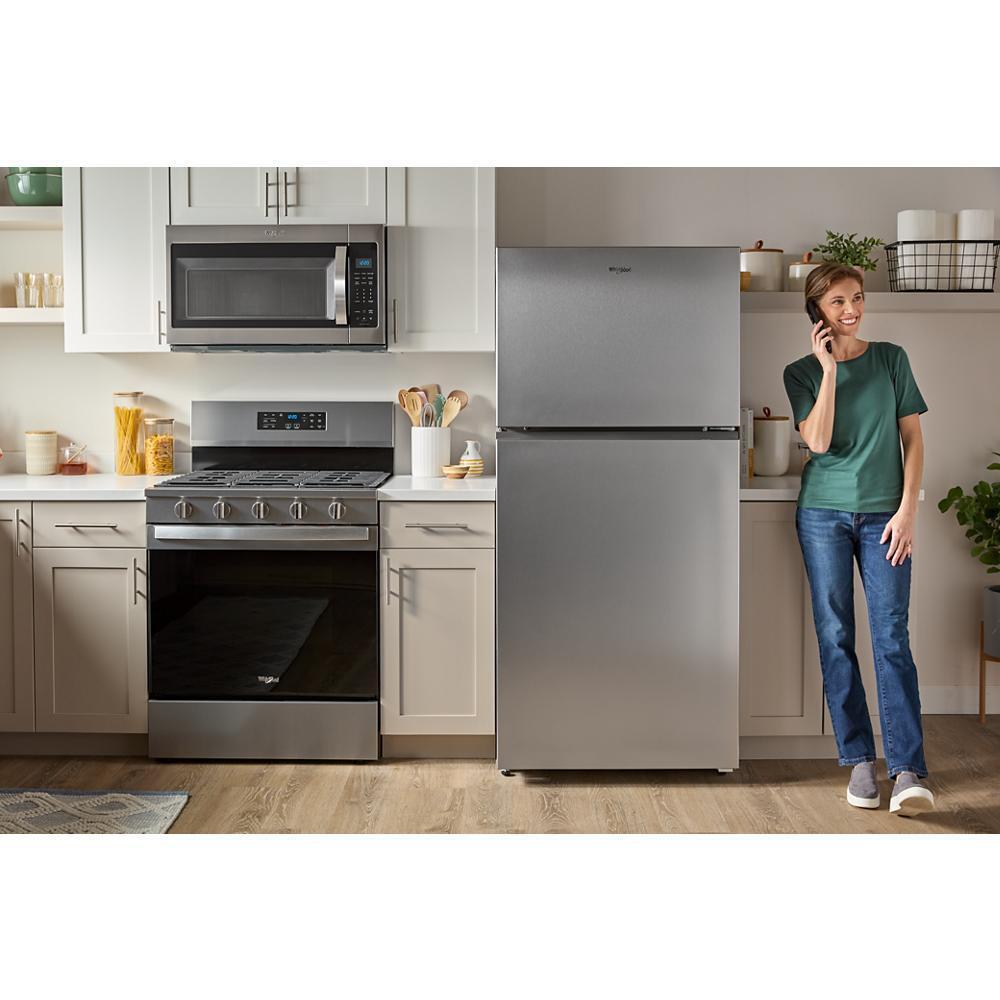 Whirlpool WRTX7421TW Whirlpool® 32.8-Inch Wide Top Freezer Refrigerator With Total Coverage Cooling- 21.3 Cu. Ft.