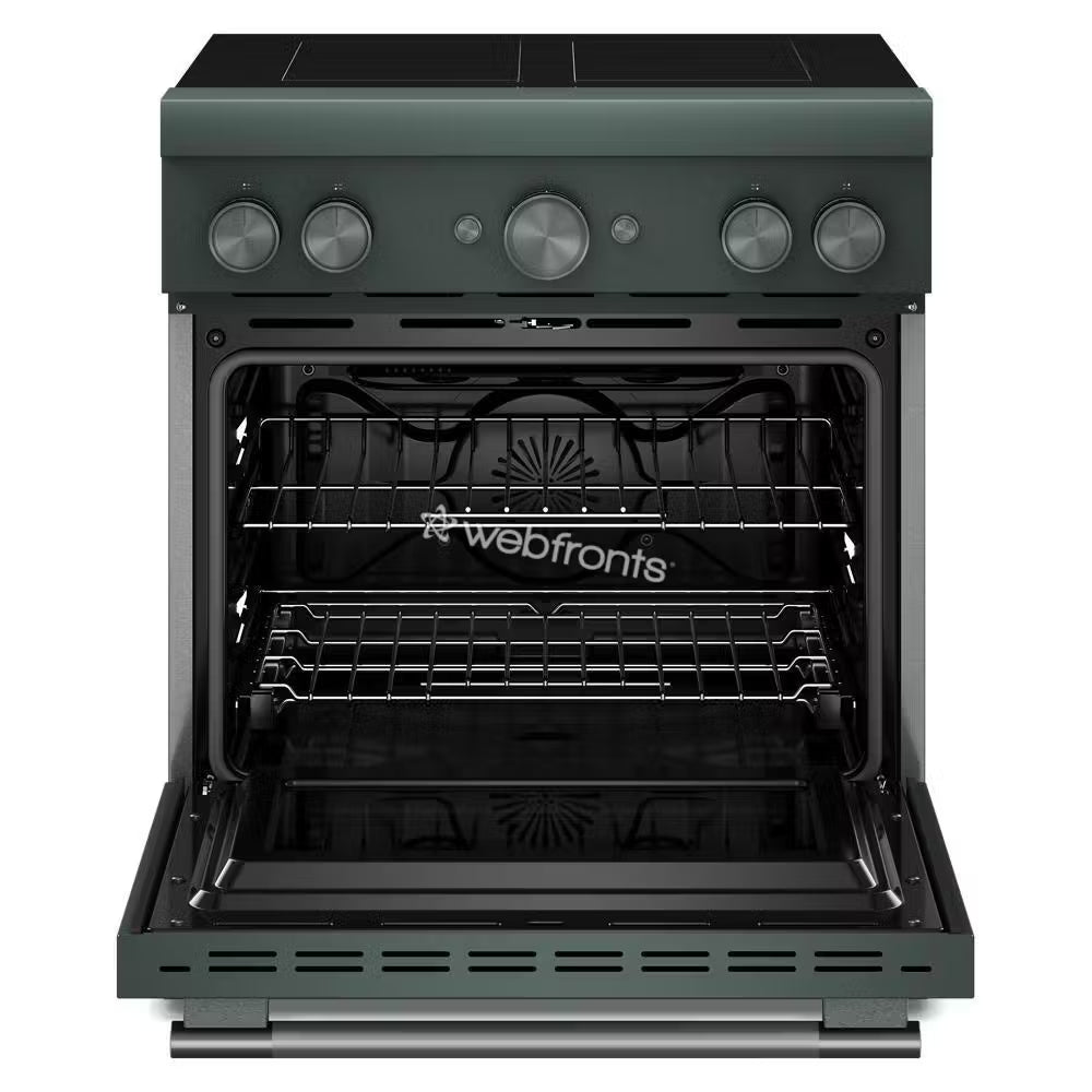 Kitchenaid KFIS930SJP 30-Inch 4-Element Induction Freestanding Commercial-Style Range With Air Fry