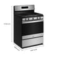 Whirlpool WFGS3330RS 30-Inch Gas Range With Crispy Mode And Griddle Zone