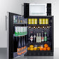 Summit MRF6BK2SSALHD Microwave/Refrigerator Combination With Allocator