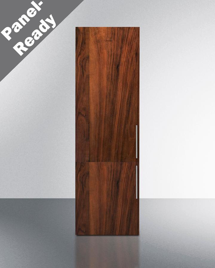 Summit FFBF11NTLHD 24" Wide Fully Integrated Bottom Mount Refrigerator-Freezer (Panel Not Included)