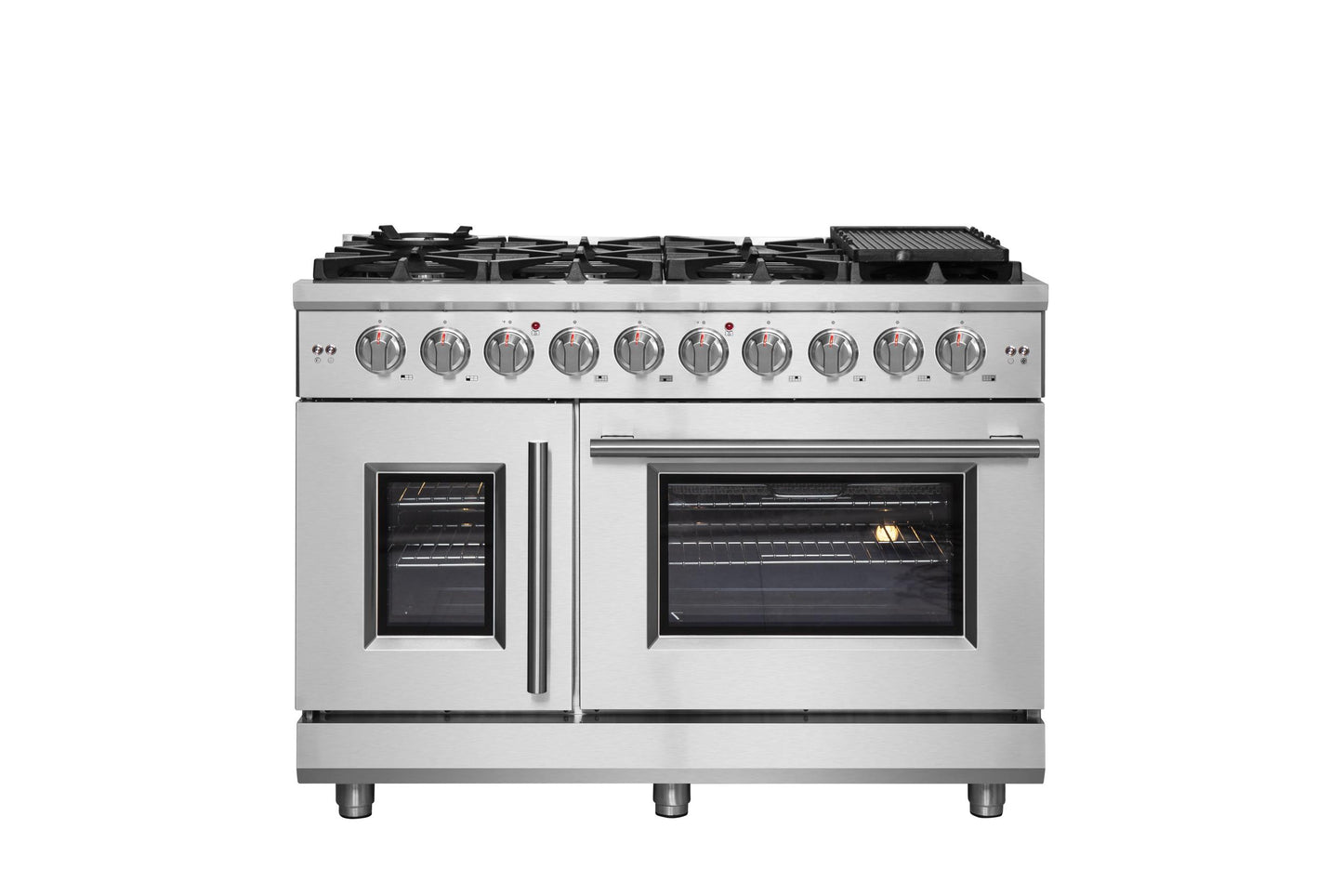 Forno FFSGS643948 Forno Massimo 48" Freestanding French Door Gas Convection Range