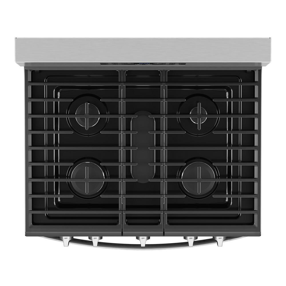 Whirlpool WFGS4530SS 30-Inch Gas Range With Air Cooking Technology And Steam Clean