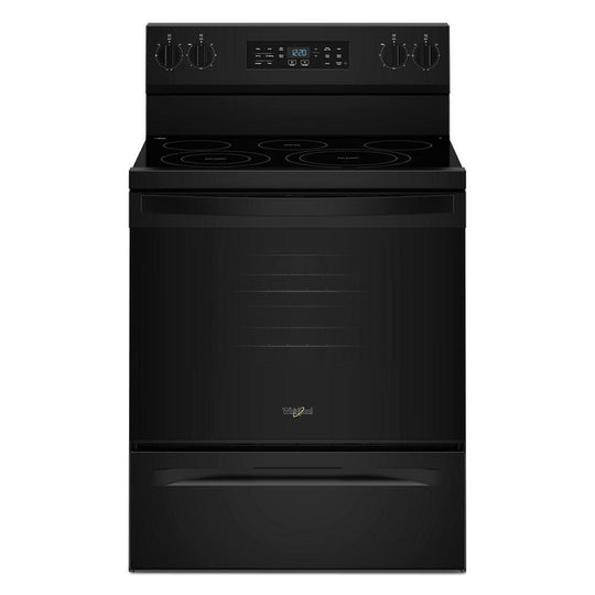 Whirlpool WFES5730SB 30-Inch Electric Range With Air Cooking Technology