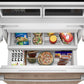 Bosch B36IT100NP Benchmark®, Vario Built-In Fridge-Freezer With Freezer At Bottom, 36'', Soft Close Flat Hinge