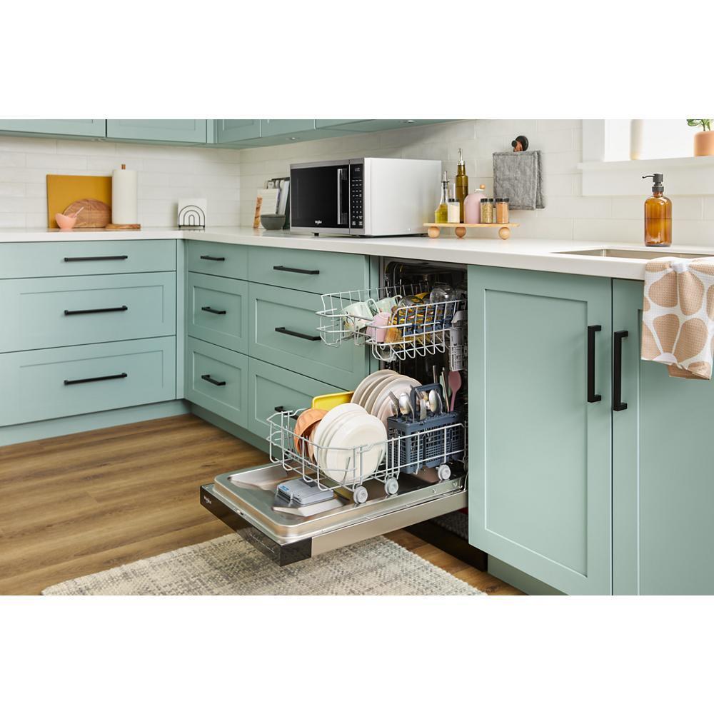 Whirlpool WDFS5118SS 18" Stainless Steel Dishwasher With Half Load Cycle And Triple Spray Arms - 48 Dba