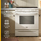 Whirlpool WSGS4530TW 30-Inch Gas Smart Range With Air Cooking Technology And Steam Clean