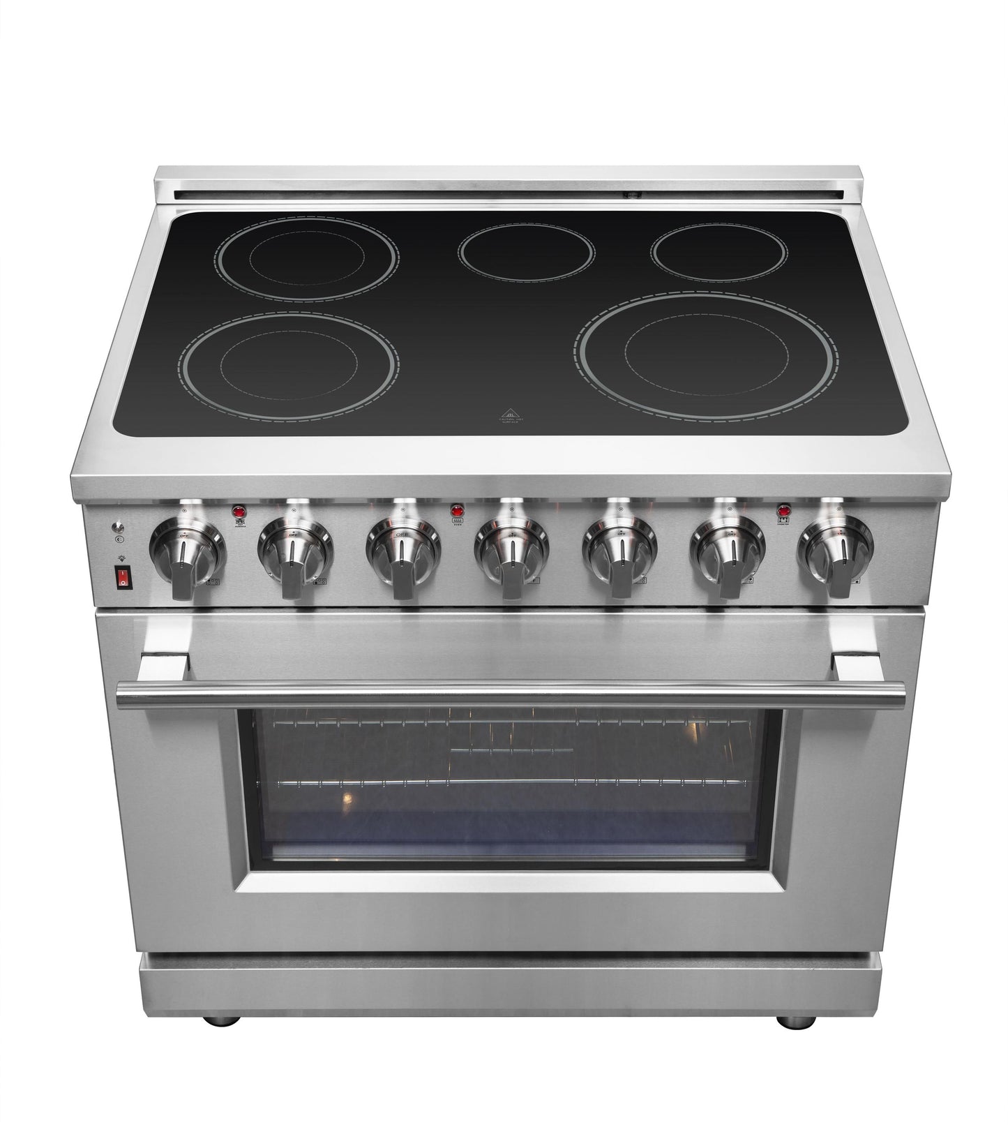 Forno FFSEL602036 Forno Massimo 36" Freestanding Chef _X000D_ Door Electric Range