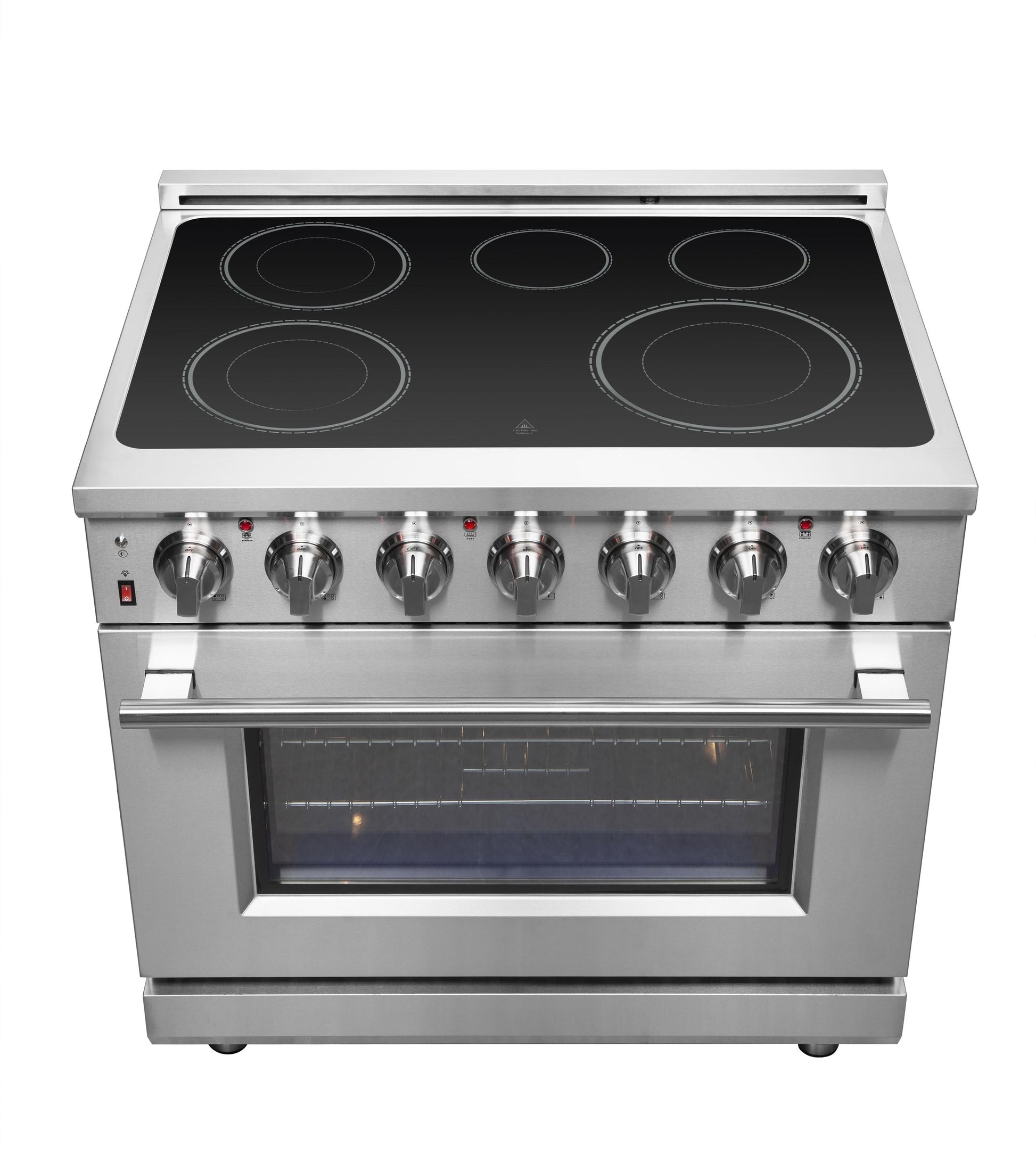 Forno FFSEL602036 Forno Massimo 36" Freestanding Chef _X000D_ Door Electric Range