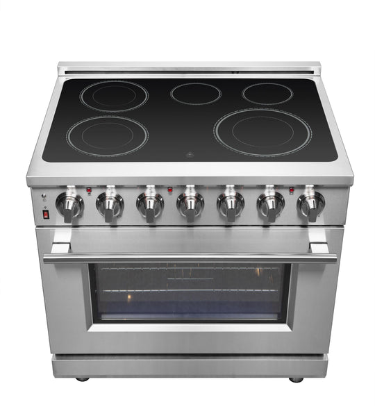 Forno FFSEL602036 Forno Massimo 36" Freestanding Chef _X000D_ Door Electric Range