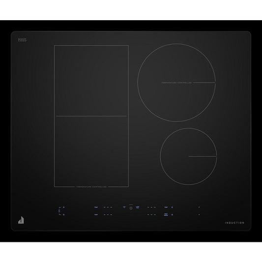 Jennair JICT724SB 24 Oblivion Smart Induction Cooktop With Temperature-Controlled Cooking