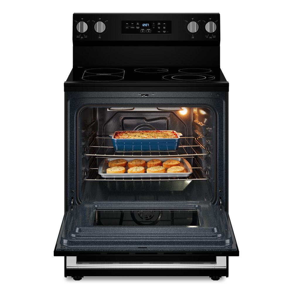 Maytag MFES6030RB 30-Inch Wide Electric Range With No Preheat Air Fry And Air Baking - 5.3 Cu. Ft.