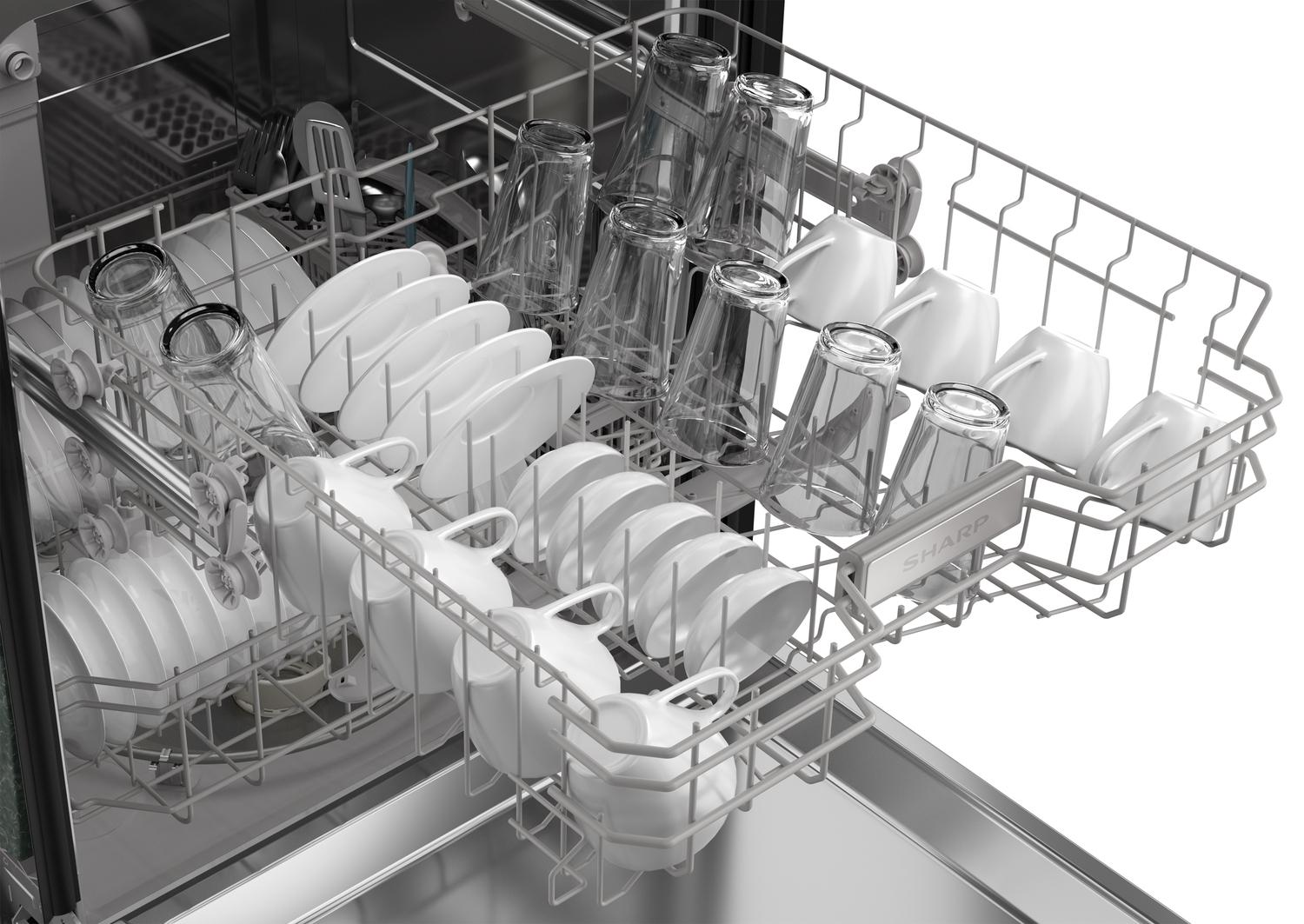 Sharp SDW6504MS Sharp 24 In. Stainless Steel Hybrid 52Db Dishwasher