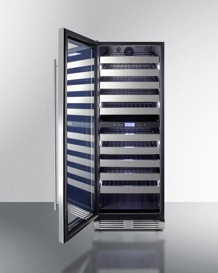 Summit SWCP2116LHD 24" Wide Dual-Zone Wine Cellar