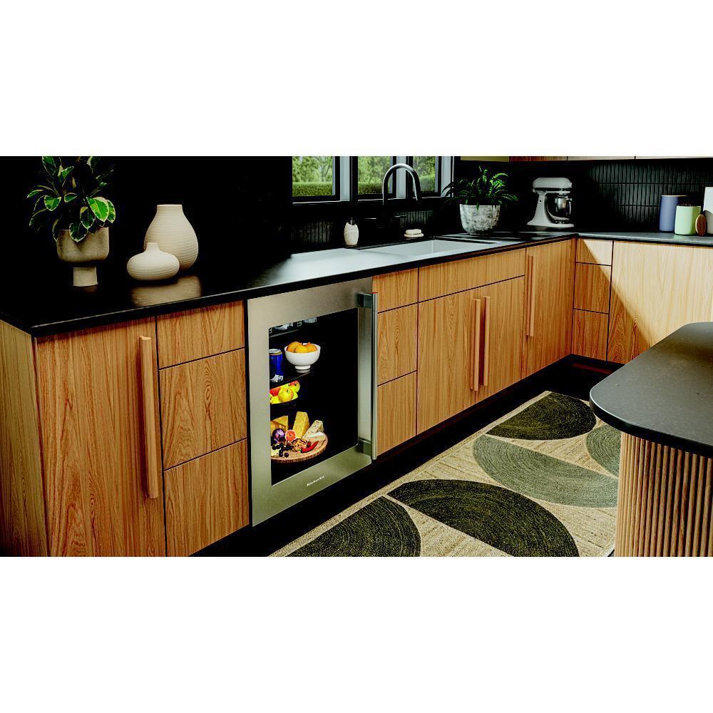 Kitchenaid KURL324SSB 24" Undercounter Refrigerator With Glass Door