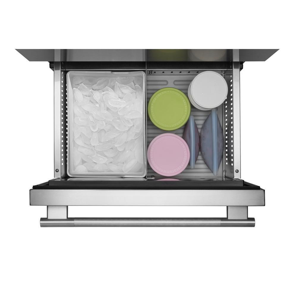 Kitchenaid KUCT524SSB 24" Stainless Steel Undercounter Double-Drawer Refrigerator/Freezer