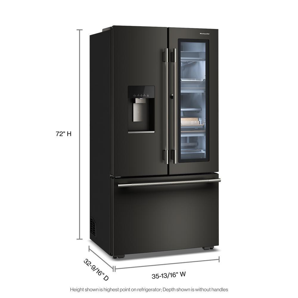 Kitchenaid KRFC936SBE Counter-Depth French Door Refrigerator With Clearvue™